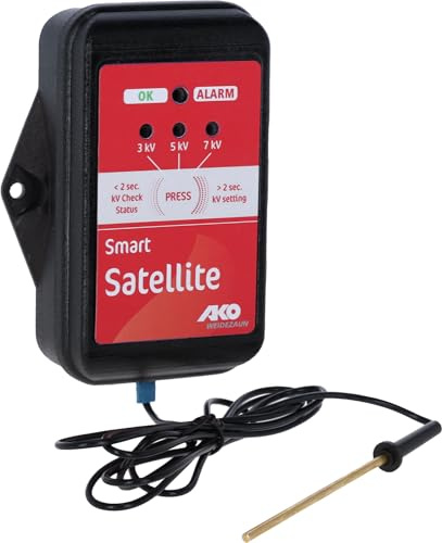 AKO Smart Satellite (Mobile Zaunüberwachung, Zaun- und Batterieprüfer, Tierzubehör, Zubehör Weidetiere, Tierzaun) 441144