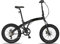 PACTO One FATBIKE Faltrad Klapprad 6 Gänge Aluminiumrahmen Scheibenbremsen LED-Licht 17 kg Schwarz