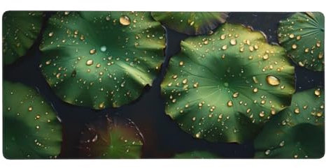 Tapis de Souris XXL 1600x800x3mm, Tapis de Souris Gamer Jaune Tapis Souris Art Mouse Pad Antidérapant Étanche, Bords Cousus, Antidérapant Étanche Surface Lisse, pour Bureau Gamer Déco Cadeau t-126