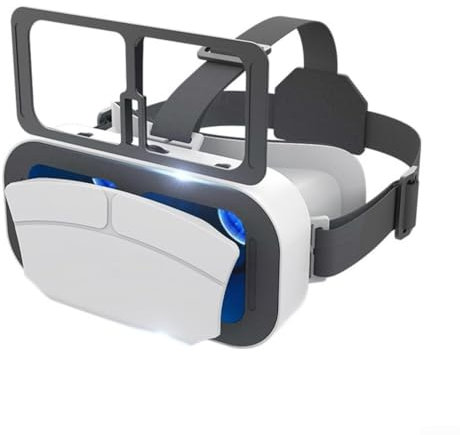 VR Headset, Virtual Reality VR for Phone for iOS & for Android: Immersive Gaming & Education with Adjustable