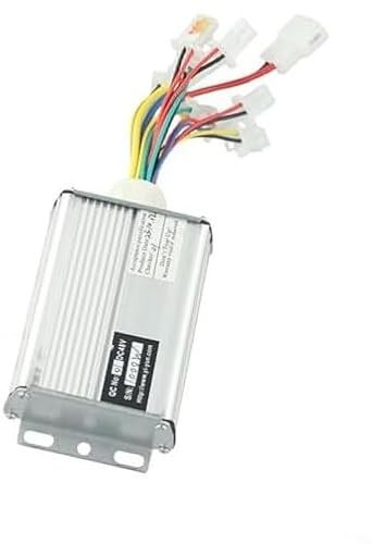 DEMULAX 36V/48V, 700-1000W Regolatore di velocità del motore DC con spazzola in acciaio, for scooter elettrico (48v) Centralina scooter(BLACK 48v)
