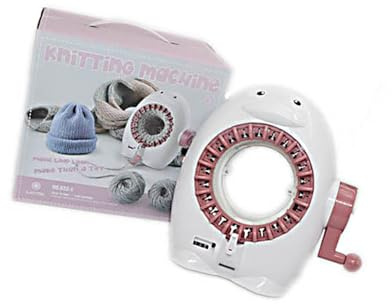 ZEPFJHE 22-Nadel-Strickmaschine, Rundstrickmaschine, manuelles Gerät für Anfänger, Häkelprojekte, Heimbasteln