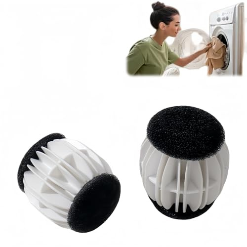 Pet Hair Dissolver,Pet Hair Remover Washing Machine,Laundry Balls,Reusable Laundry Ball for Dog & Cat Hair Removal,Dissolves Fur from Bedding & Clothes,Wash Machine Cleaner & Hair Catcher(2Pcs)