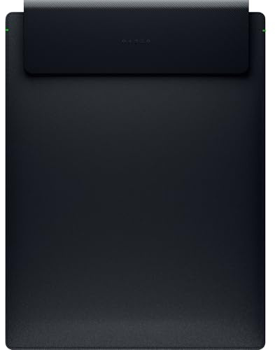 Razer Laptop Sleeve 16 - with Wireless Charging - Two MagSafe-Compatible Zones for Phone and Earbuds - Up to 15 W Fast Charging -Padded Interior - Lightweight Polyester Weave | Black