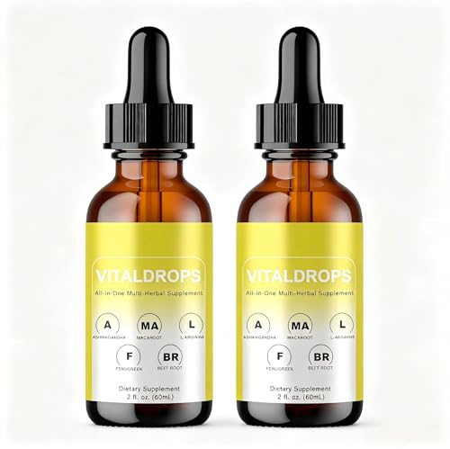 VitalDrops Ekologisk flytande örtblandning för hälsosam vikt 60 ml,2pcs