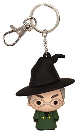 SD Toys -SD-SDTHBO20749 Harry Potter McGonagall Schlüsselanhänger aus Gummi, Buchstaben, mehrfarbig, S (SDTWRN20456), bunt, S, Casual