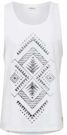 !Solid Isaak Herren Tank, XL, White (0001)