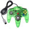 suily Game Controller für Retro 64-Bit N64, Kabelgebundener Gamepad Controller Joystick für N64 Konsole N 64 System(klares grün)