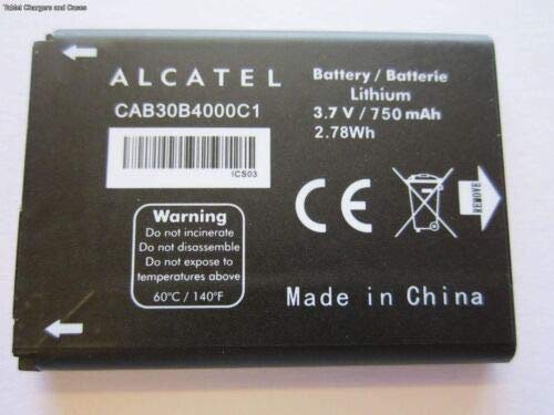 Replacement for 100% Original Alcatel CAB30B4000C1 Battery For OT-255 OT-383A OT-600A OT-206
