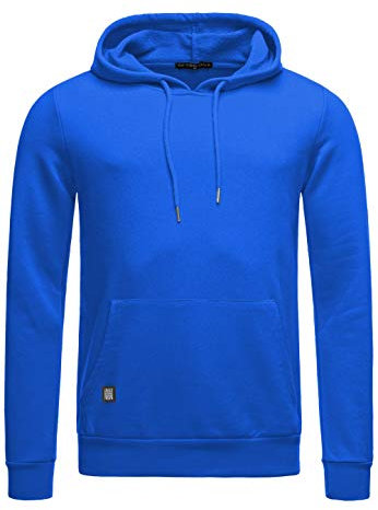 Red Bridge Herren Kapuzenpullover Hoodie Premium Basic Blau XXL