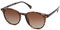 SOJOS Lunettes de soleil polarisées rondes Femmes Hommes Protection UV400 Vintage Ronde MAY SJ2113, Tortue/Marron dégradé
