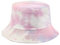 SOIMISS Tie Dye Fischerhut Eimer Hut Breite Krempe Sonnenhut Sommer Faltbarer Hut