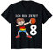 8 Geburtstag Basketball Deutschland - 8 Jahre Junge Geschenk T-Shirt