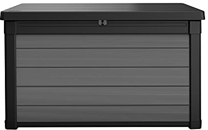 Ondis24 Keter Premier Box Boîte de rangement pour coussins de salon, coffre de jardin, résistant à la pluie (757 l)