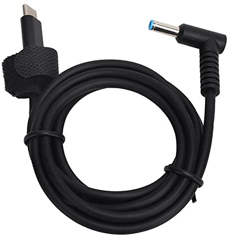 ciciglow Cable de alimentación Universal 3A DC, USB a DC 4.5x3.0mm Cable de Carga 65w Plug Compatible con JORINDO Laptop Cable de Carga rápida (4.9ft)