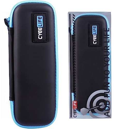 CyeeLife-PU Dart case Dartsbox Aufbewahrungsbox für 3 Dartpfeile