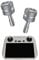 Fututech 2 Pcs Joystick en Aluminium pour DJI RC Mini3 Mini 3 Pro Bascule Joystick pour Télécommande avec Ecran Haute Sensibilité Design Ergonomique Accessoires de Drone (Argent)