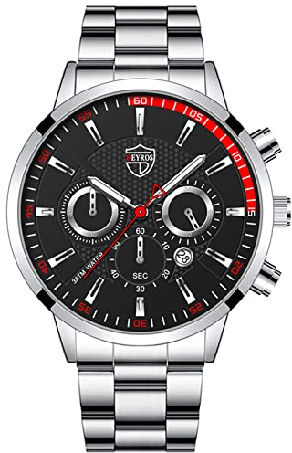 Tonsee Accessoire Armbanduhr Navigation Herren Uhren Gelegenheitsuhr aus Leder Anromat Einer Quarzuhr für Männer Schnapp Armbanduhr Kinder (G-c, One Size)