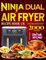 Ninja Dual Air Fryer Recipe Book UK: Ninja Dual Air Fryer Recipes and 30-Day Meal Plan to Help You Cook More Delicious Food from All Over the World