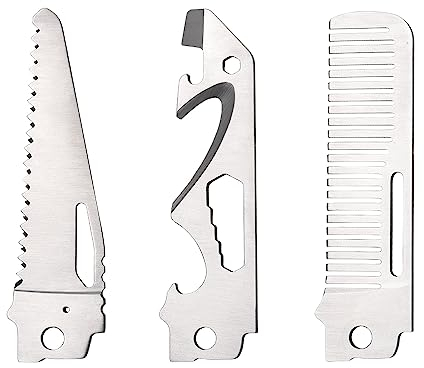 Roxon Austauschbare Messerklingen für S802 Phantom, S501U, S502 und S502U Phantasy (BA14-Säge+BA15-Schlüsselwerkzeug+BA17-Kamm)