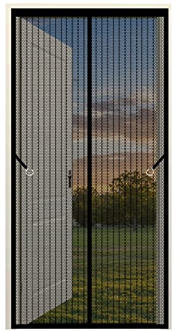 Fliegengitter Fenster Mückengitter 265 x 245 cm Fliegengitter Für Fenster In Verschiedenen Größen Auswählbar Magnet Fliegengitter Für Alle Universalfenster, Schwarz