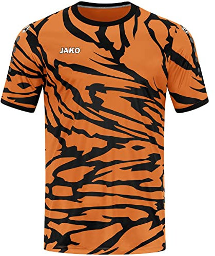 JAKO Herren Trikot Animal (Kurzarm), Neonorange/Schwarz, XL