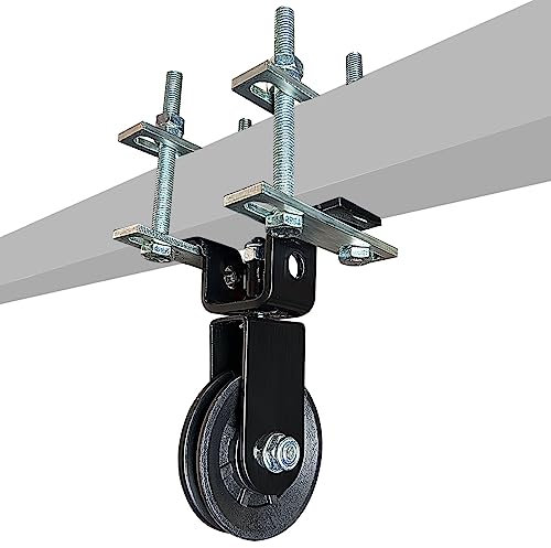 KORIKAHM Upgraded Cable Pulley System Gym, LAT Pull Down Machine for Home Gym Equipment, Weight Pulley System for Cable Machine, LAT Pulley System Gym for Strength Training Power Cages, Power Racks