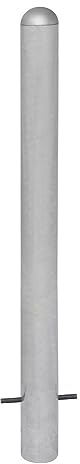 Ladesäulen Rammschutz-Poller aus Stahl, H 800 mm, zum Einbetonieren