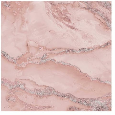 Bilderwelten Fototapete Marmor 240cm x 240cm Abstrakt Rosa Steinoptik Steintapete Vliestapete Tapete Wanddeko Ideen Wohnzimmer Schlafzimmer Küche