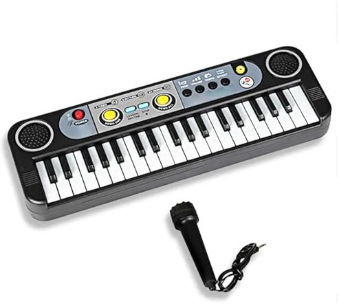 Professional Electronic Keyboards 37 Key Electronic Piano Keyboard Synthesizer Pianos Keybaord Musical Instrument With Microphone