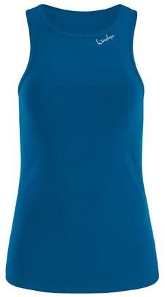 WINSHAPE Damen Functional Light and Soft Tanktop Aet134ls Yoga-Shirt, Teal-Green, XXL EU