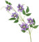 Wilitto Künstliche Blume, künstliche Blume, realistische Clematis, 5 Köpfe, einfache Pflege, Kunstblume für Hochzeit, Heimdekoration, Lila