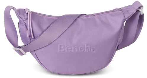 Bench Loft Girls Damen Crossbody Moon Bag Moon Umhängetasche Handtasche Schultertasche Crossbody-Tasche, Hellviolett Flieder, 34 x 18 x 9 cm