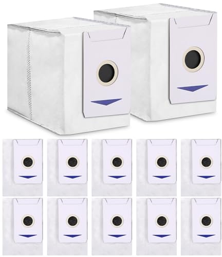12 Stück Staubbeutel für Ecovacs T30 Pro Omni&T30 Omni Roboter,Ersatzbeutel Zubehörset Staubsaugerbeutel Ersatzteile