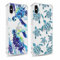 Foonary 2 Pack Clear Print Phone Case for iPhone X/XS 5.8,Soft Silicone with Cute Turtle Design Aesthetics Transparent Pattern Cases,Shockproof Bumper Protector Cover Girls for iPhone X