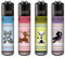 Clipper Feuerzeuge 4er Set (Winter Animals #2)