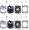Gubeter Kit de reparación de carburador RB-149, Para Husqvarna 435 435E 235 236 240 Para Jonsered CS2234 CS2238, Para Zama RB-149