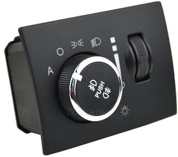 LHVHPKUKAN Scheinwerferschalter, Auto-Scheinwerfer und Nebelscheinwerfer, passend for Dodge Challenger, Chrysler 300C, passend for Mercedes-Benz ML350 GL350 GL450 R350, 68189157AA