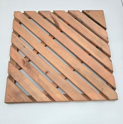 Pedana in Legno per Doccia, Dimensioni 45x45