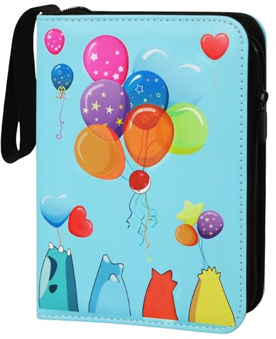WSDFDLH Sammelalbum für Pokemon Sammelalbum Karten 50 Seiten.Kartenbuch Pack Cartoon Karikatur Geschenke für Kinder Baue