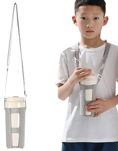 Porte-Gourde | Sac de Transport pour Gourde avec Sangle,Porte-Gobelet Léger Portable pour Camping Randonnée Sport Extérieur et Gym