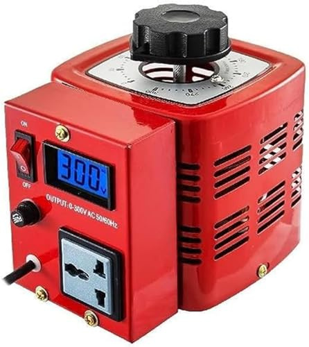 SXYKXYDL Variac - Transformateur de Sortie CA Variable 2 A 0-300 V (TDGC2-0,5 kVA-3 VA) Multifonctionnel, Large Gamme d'applications (Taille : 500 VA)