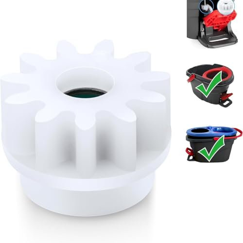 Spin Mop Replacement Parts - 2 Pcs One Way Bearing Sprockets for Vileda Spin Mop,Bucket Clutch Bearing Gear & Pedal Repair Kit,Compatible with Ocedar, Vileda and Other Rotation Mop Buckets (clearer)