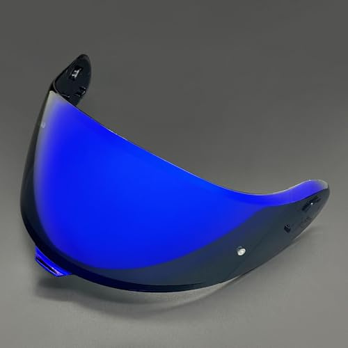 AFGJHYT Visiera Casco Moto per SHOEI Neotec 3 CNS-3C, Visiera con Protezione UV, Visiera di Ricambio AntiGraffio e Antiappannamento, Bloccaggio di Sicurezza Rapido,B Tea Blue