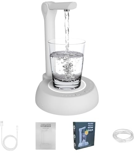 Dispensador eléctrico de botellas de agua portátil para uso doméstico de 1 a 5 galones