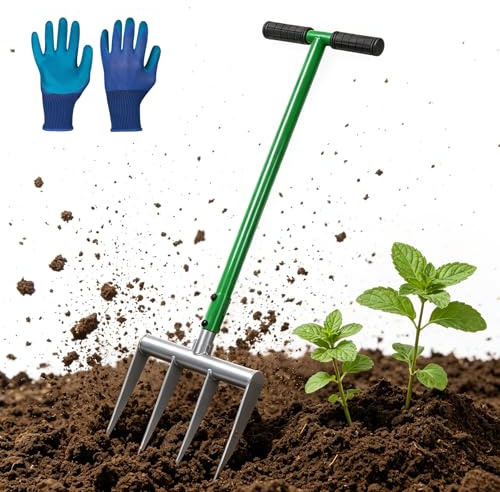 CPROSP Biofourche 4 Dents 107 cm en Acier Démontable | Spécifications: Biofourche 4 Dents 107 cm en Acier Démontable