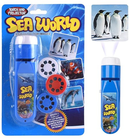 Children's Projector Torch,Fun Projector Story Flashlight Toys With 3 Discs 24 Image,Portable Educational Fun Toy, Learning Display Device For Boys & Girls, Kids Ages 3+