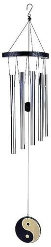 Windspiel - Yin Yang mit 5 Stäben - 35 cm