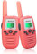 Retevis RT637 Walkie Talkies Niños, Juguetes Regalos de 6 a 12 Años,Linterna LCD, VOX Largo Alcance,Walkie-Talkie para Viajes Familiares,Vocación (Rosa, 2 Pieza)