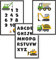 Himmelzucker Premium Wandbilder 3er set für Kinderzimmer Babyzimmer Poster DIN A4 Kinder Kinderposter Junge Mädchen Bilder Autos Baustellenfahrzeuge - (A4 ohne Rahmen) (Baustellenfahrzeuge & ABC)